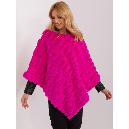 Poncho-AT-PN-2347.16-fuksjowy