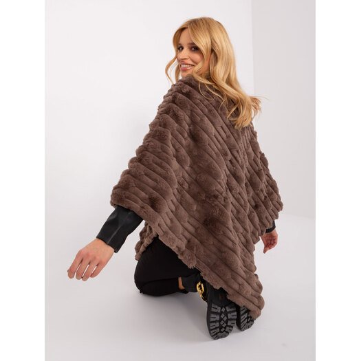 Poncho-AT-PN-2347.68-brązowy