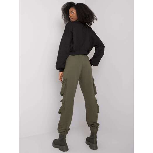 Spodnie dresowe-RV-DR-7364.01P-khaki