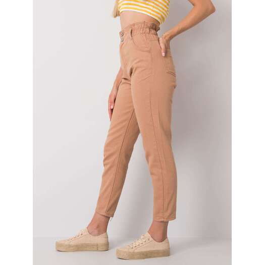 Spodnie jeans-336-SP-2141.32P-camelowy