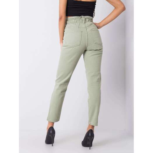 Spodnie jeans-336-SP-2156.33P-pistacjowy