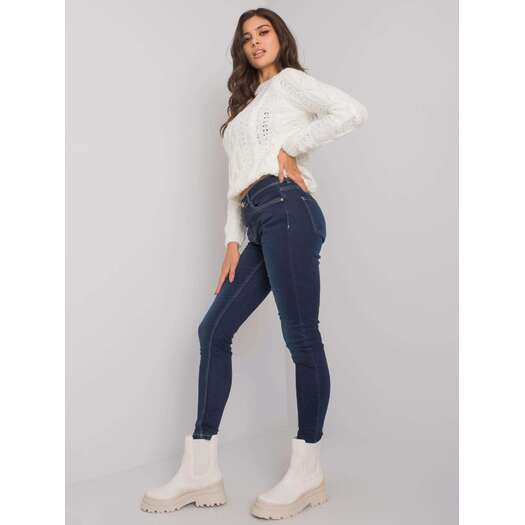 Spodnie jeans-D85035C62220D253-ciemny niebieski