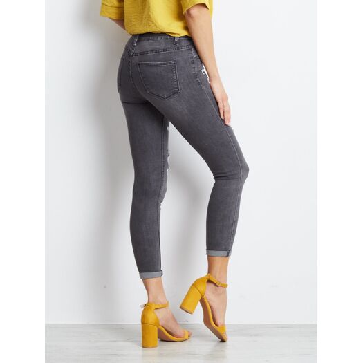 Spodnie jeans-JMP-SP-F2437.54P-ciemny szary