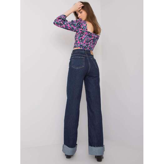 Spodnie jeans-MR-SP-1325.46P-ciemny niebieski