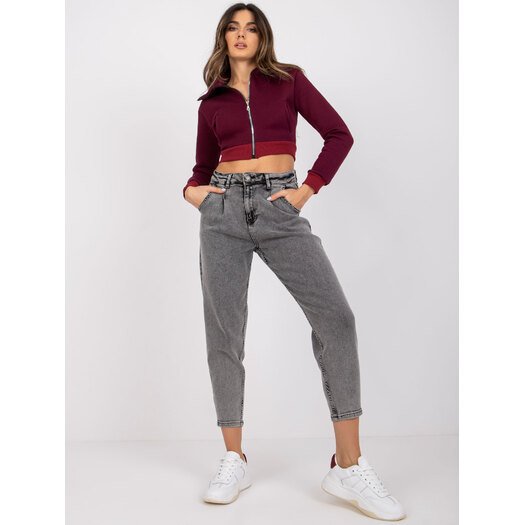 Spodnie jeans-MR-SP-255.56P-ciemny szary