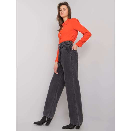 Spodnie jeans-MR-SP-306.23-ciemny szary