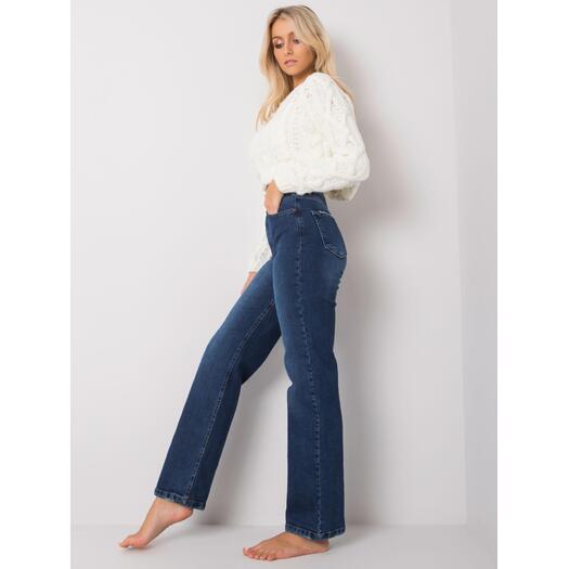 Spodnie jeans-MR-SP-351.72P-granatowy