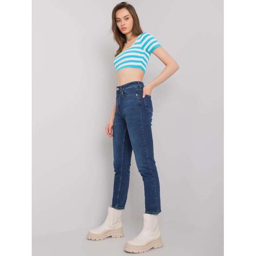 Spodnie jeans-MR-SP-5326.41-ciemny niebieski