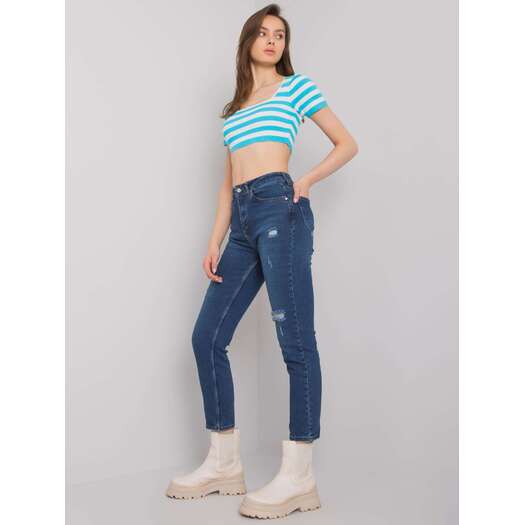 Spodnie jeans-MR-SP-5338.17-ciemny niebieski