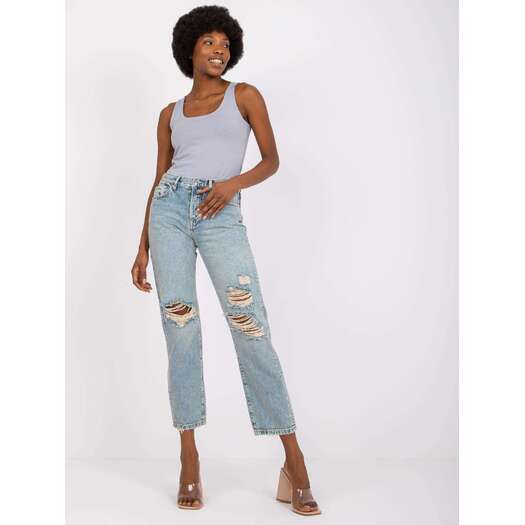 Spodnie jeans-RO-SP-PNT-N06.69P-jasny niebieski