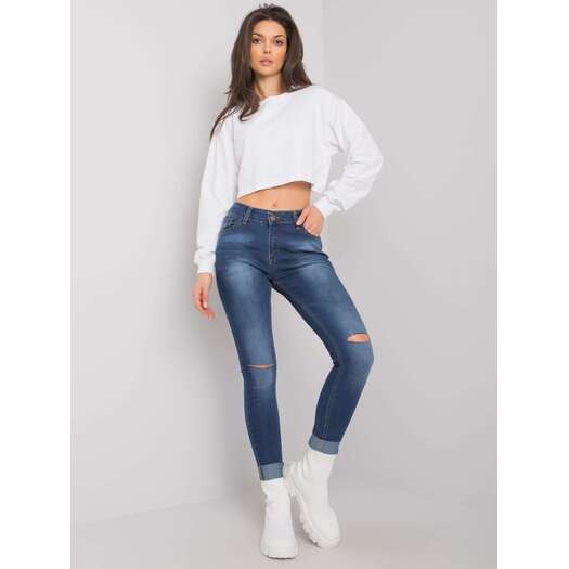 Spodnie jeans-RS-SP-G-004.84-ciemny niebieski