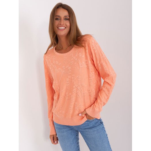 Sweter-AT-SW-2231.99P-brzoskwiniowy