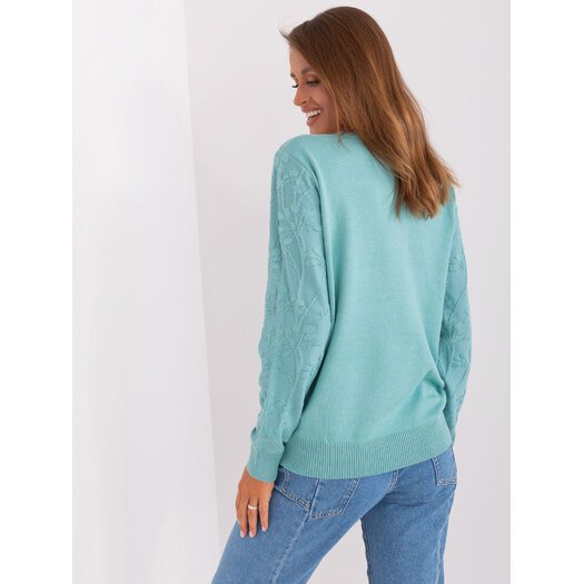 Sweter-AT-SW-2231.99P-mietowy