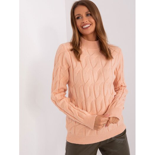 Sweter-AT-SW-2235.00P-brzoskwiniowy