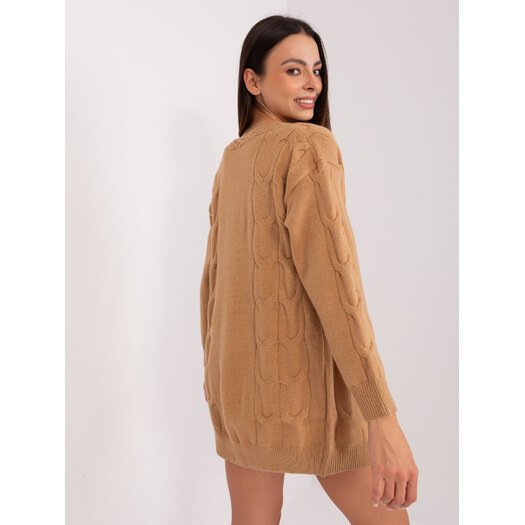 Sweter-AT-SW-2241.36P-camelowy