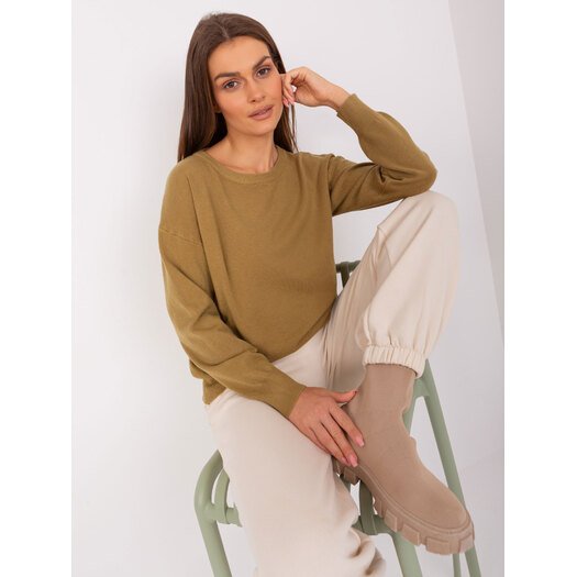 Sweter-AT-SW-2325.95P-oliwkowy