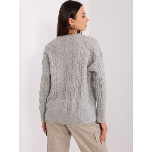 Sweter-AT-SW-2335-1.68P-szary