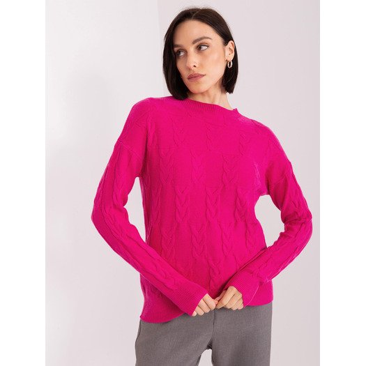 Sweter-AT-SW-2340.10-fuksjowy