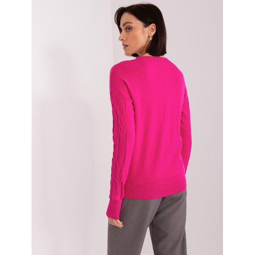 Sweter-AT-SW-2340.10-fuksjowy