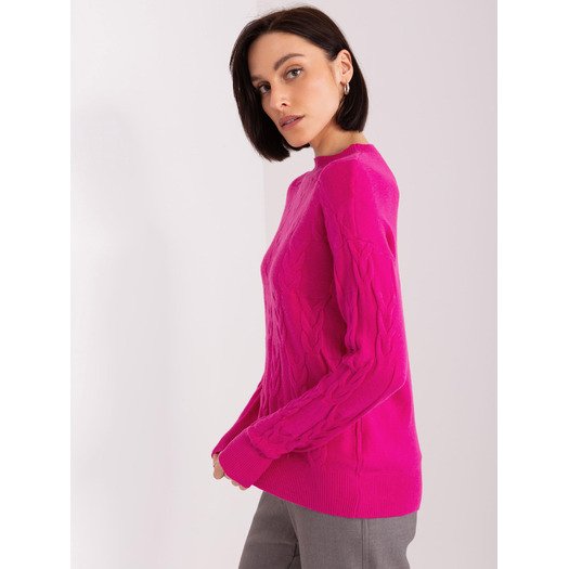 Sweter-AT-SW-2340.10-fuksjowy