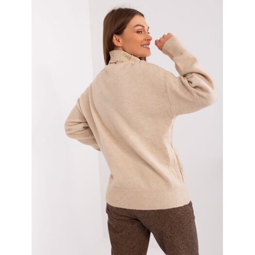 Sweter-AT-SW-23401.97P-beżowy