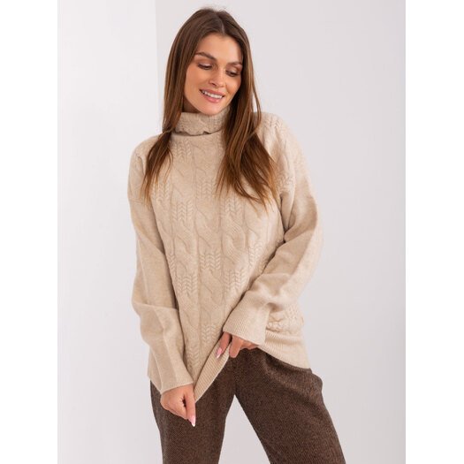 Sweter-AT-SW-23401.97P-beżowy