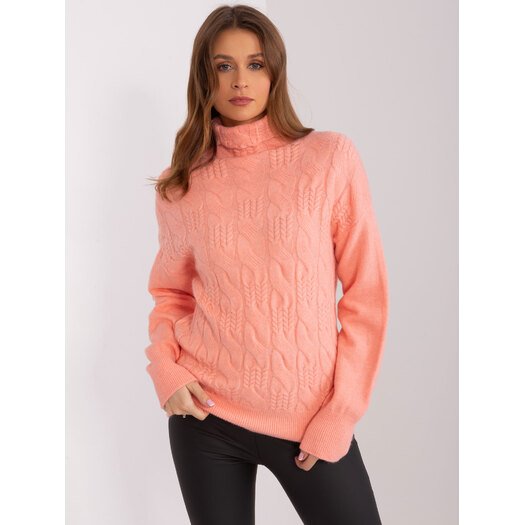 Sweter-AT-SW-23401.97P-brzoskwiniowy