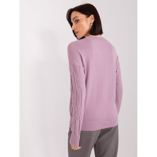 Sweter-AT-SW-2340.43-fioletowy