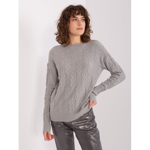 Sweter-AT-SW-2340.80-szary