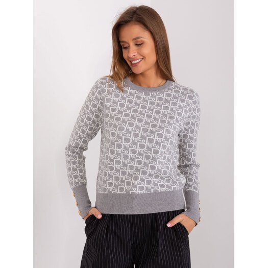 Sweter-AT-SW-2342.46P-szary