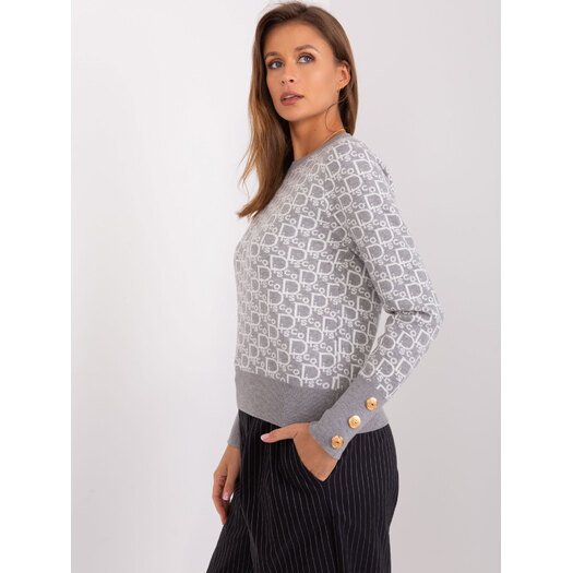 Sweter-AT-SW-2342.46P-szary