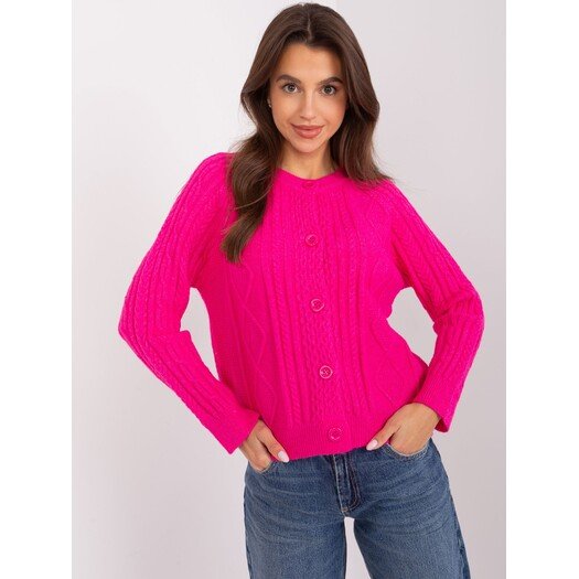 Sweter-AT-SW-2346-2.99P-fuksjowy