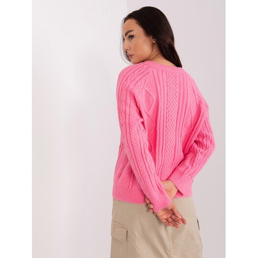 Sweter-AT-SW-2346-2.99P-różowy