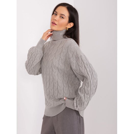 Sweter-AT-SW-2348.88-szary