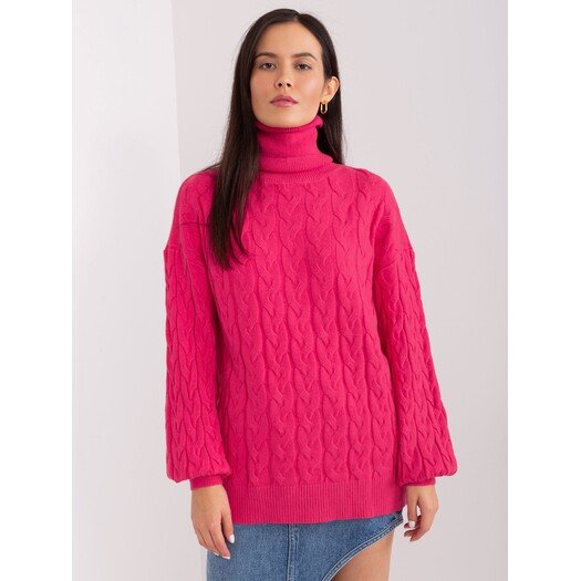 Sweter-AT-SW-2348.93-fuksjowy