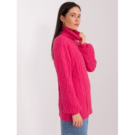 Sweter-AT-SW-2348.93-fuksjowy