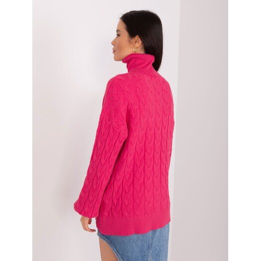 Sweter-AT-SW-2348.93-fuksjowy