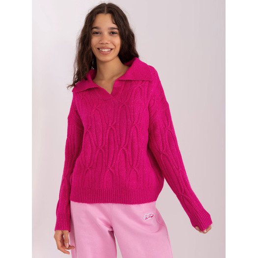 Sweter-AT-SW-2349-2.96-fuksjowy