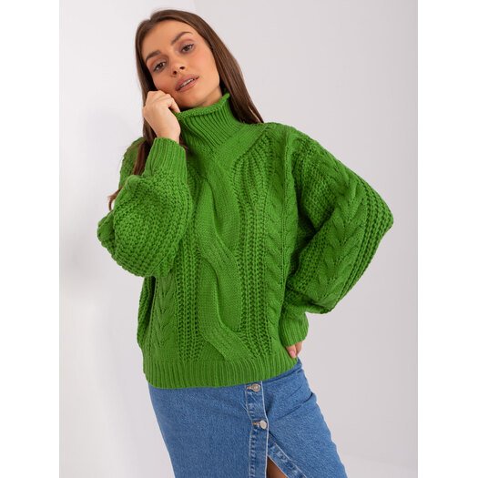 Sweter-AT-SW-2350.91P-zielony