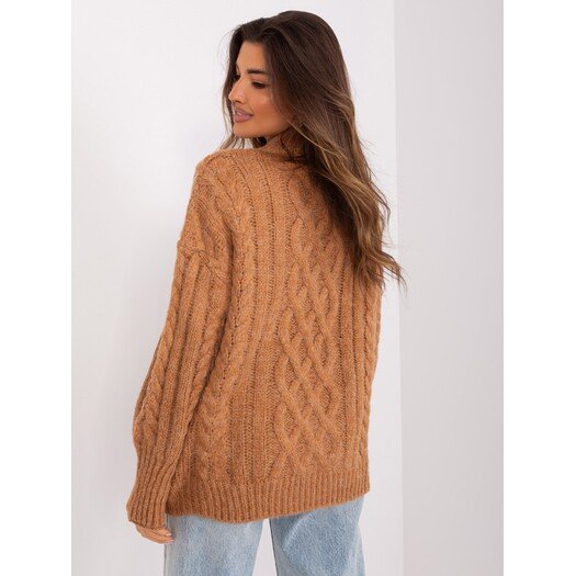 Sweter-AT-SW-2363-2.11P-camelowy