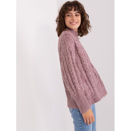 Sweter-AT-SW-2363-2.30-fioletowy