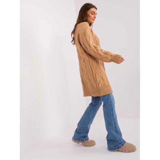 Sweter-AT-SW-2367-1.35P-camelowy