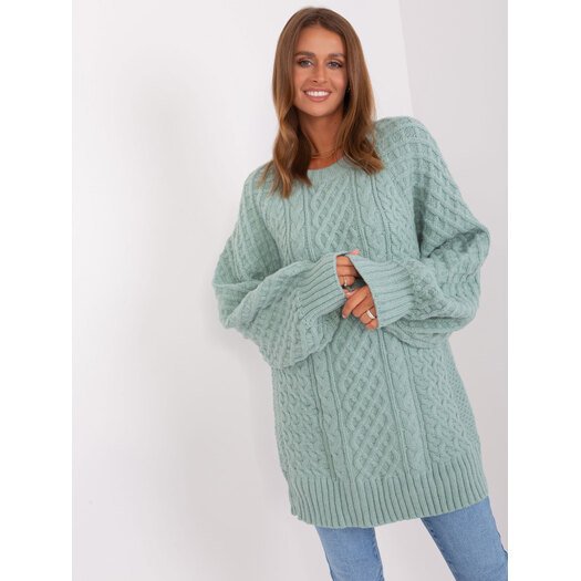 Sweter-AT-SW-2367-2.64P-mietowy