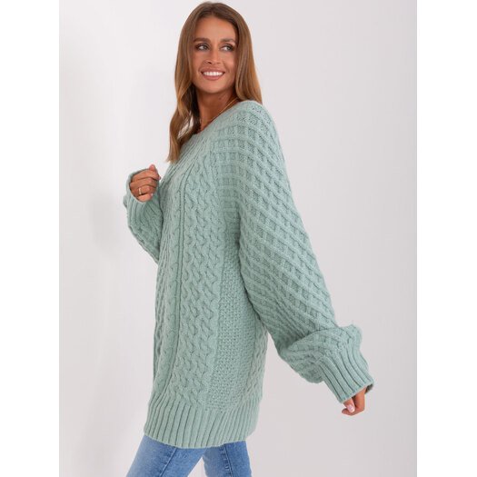 Sweter-AT-SW-2367-2.64P-mietowy