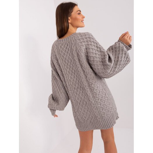 Sweter-AT-SW-2367-2.64P-szary