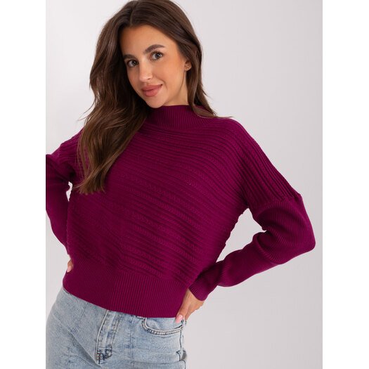 Sweter-AT-SW-2368.36X-fioletowy