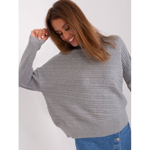 Sweter-AT-SW-2368.36X-szary