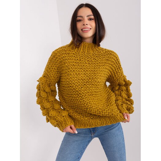 Sweter-AT-SW-2382.97P-oliwkowy