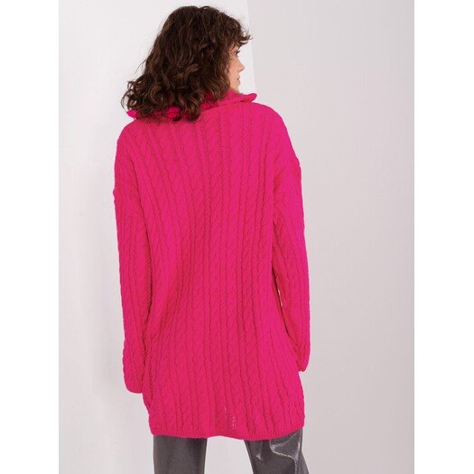 Sweter-BA-SW-0282.13P-fluo różowy