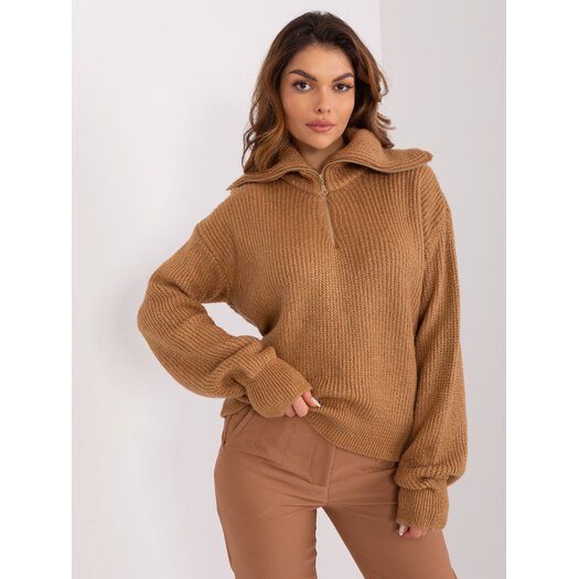 Sweter-BA-SW-0374.35P-camelowy